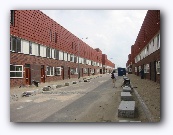 These houses are almost done (this is the row behind ours)