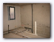 The second bathroom on the top floor will be here